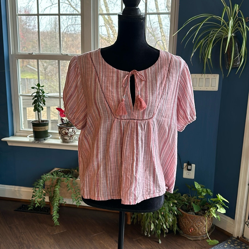 Spring Sale 50 Off Lucky Brand Peasant Top